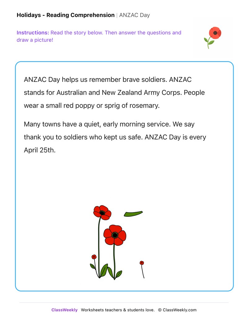ANZAC Day - Page 1