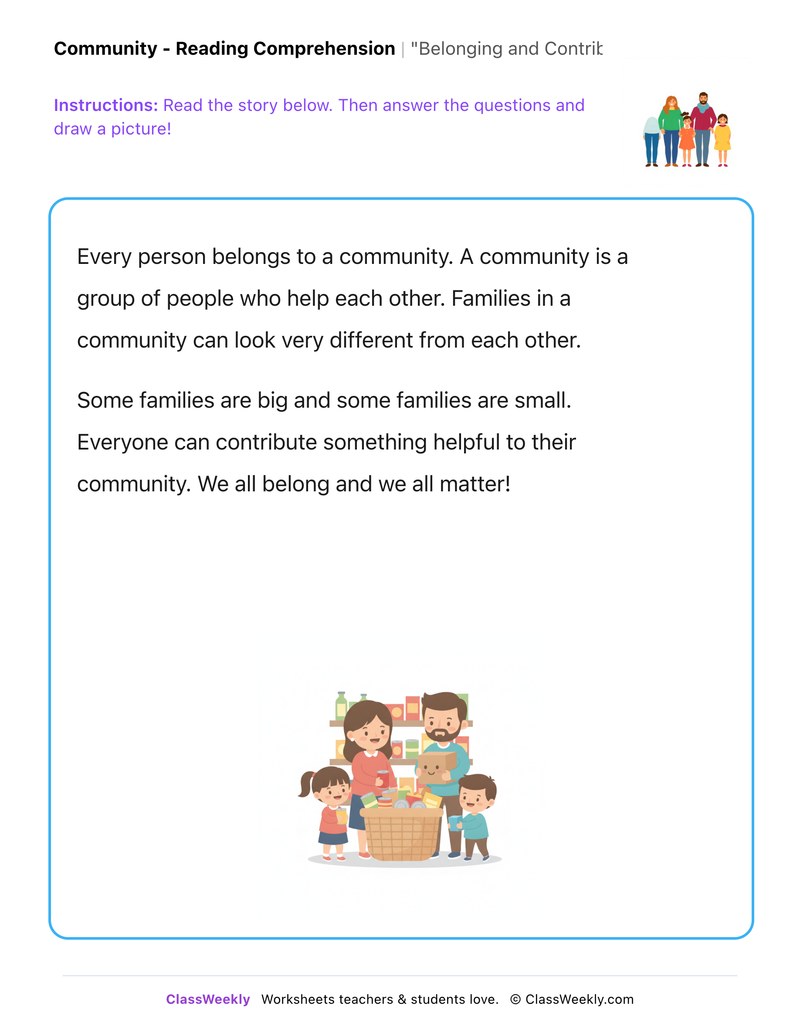 "Belonging and Contributing" frame