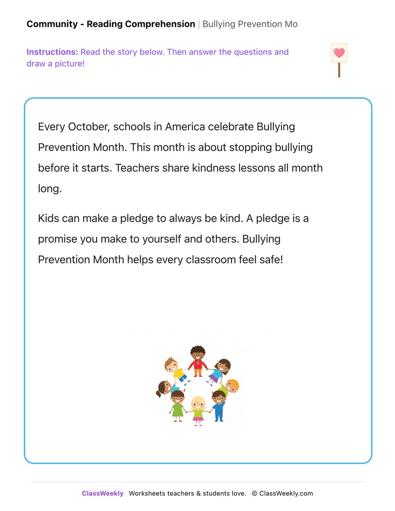 Bullying Prevention Month - Page 1