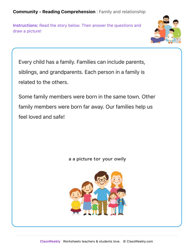 Family and relationships