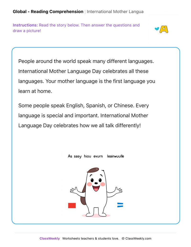 International Mother Language Day - Page 1