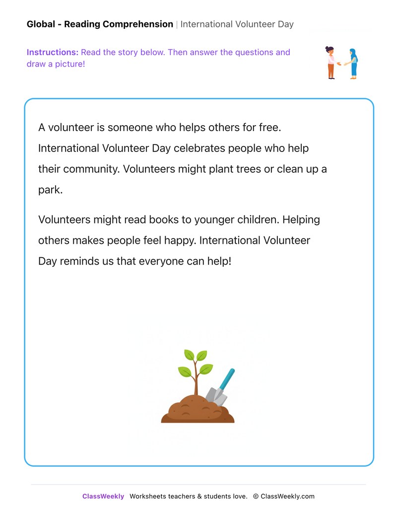 International Volunteer Day - Page 1