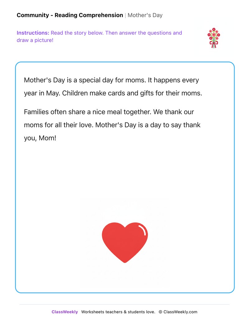 Mother's Day - Page 1