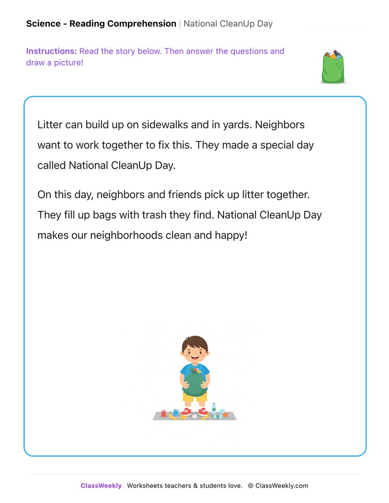 National CleanUp Day - Page 1