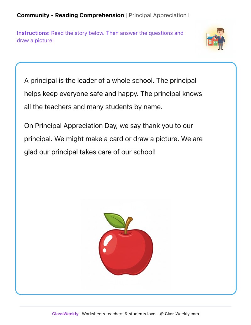 Principal Appreciation Day - Page 1