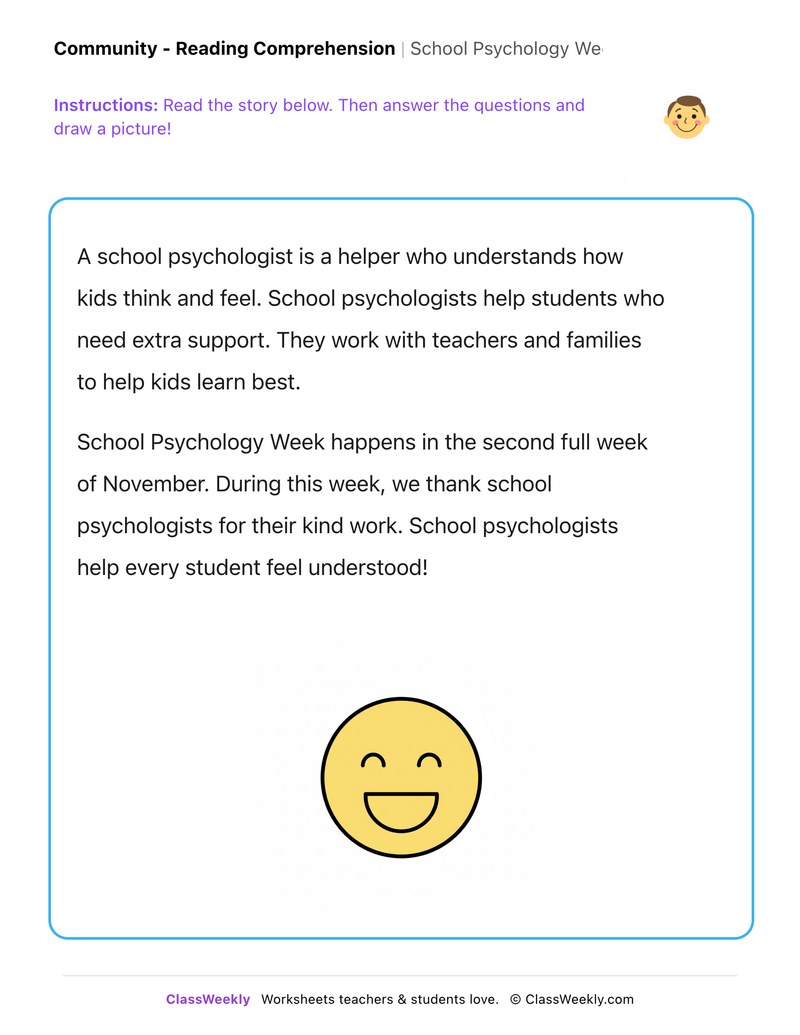 School Psychology Week