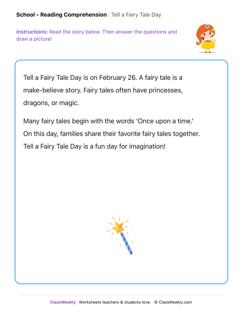 Tell a Fairy Tale Day - Page 1