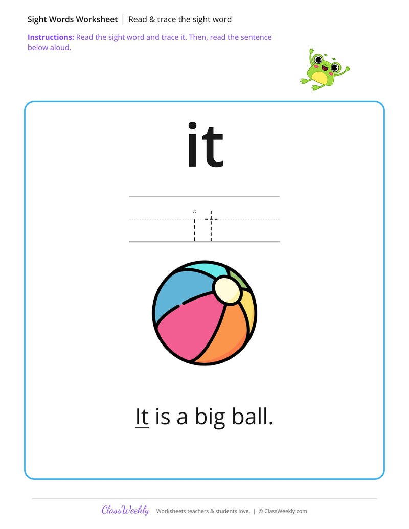 It