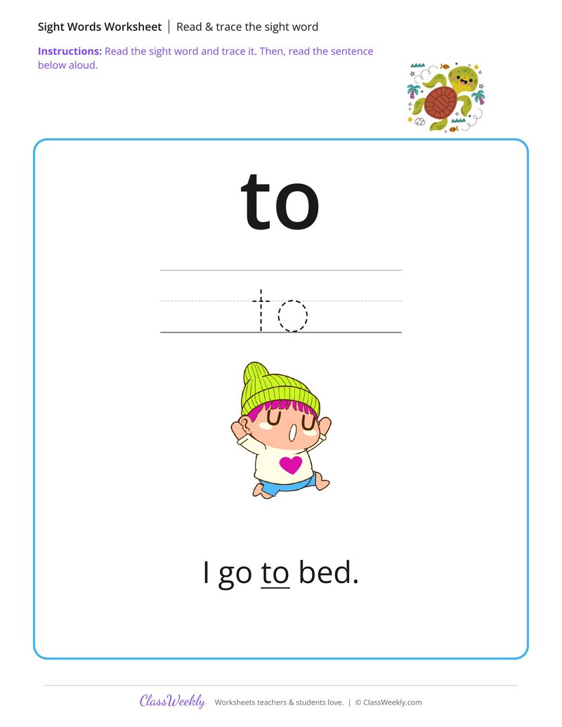 To