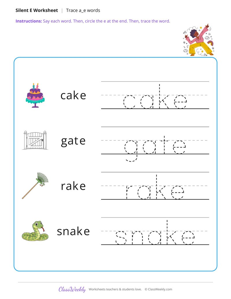 Trace A_e Words