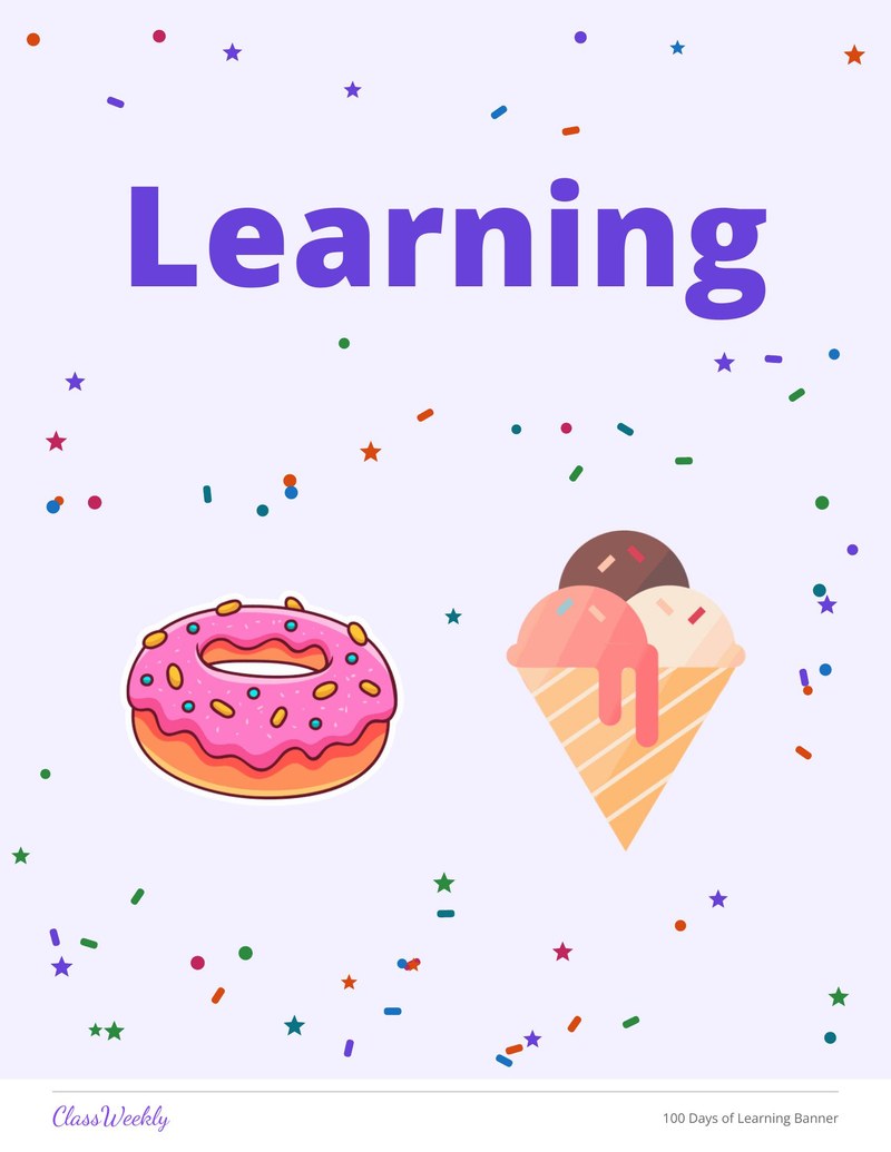 100 Days of Learning Banner - Page 4