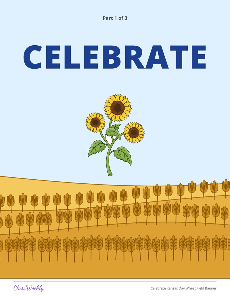 Celebrate Kansas Day Wheat Field Banner - Page 2