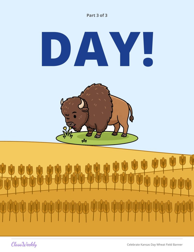 Celebrate Kansas Day Wheat Field Banner - Page 4