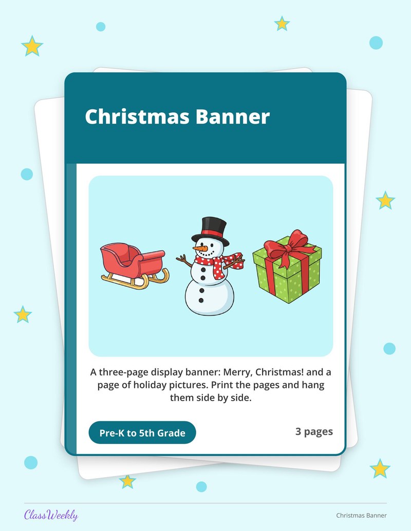 Christmas Banner - Page 1