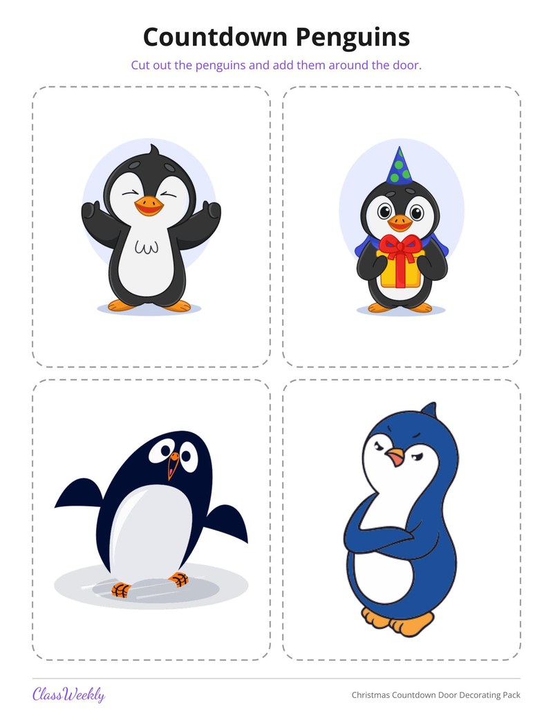 Christmas Countdown Door Decorating Pack - Page 3