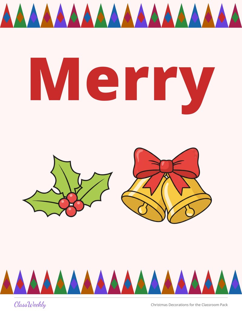 Christmas Decorations for the Classroom Pack - Page 2