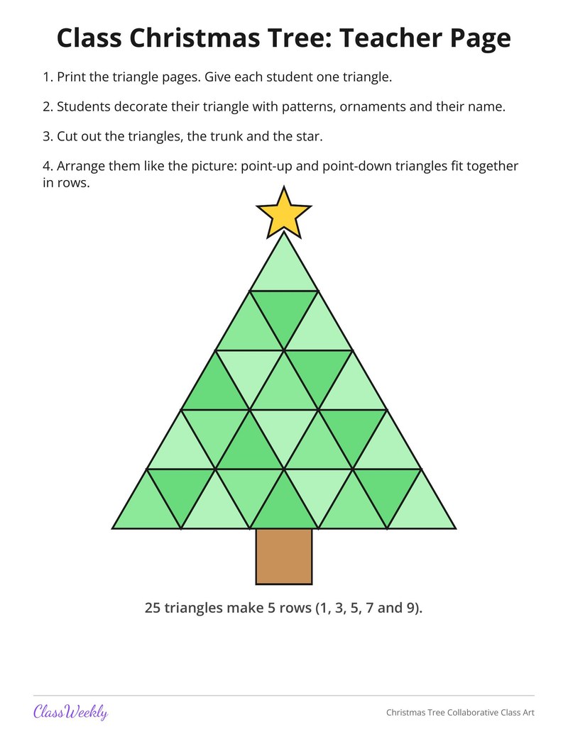 Christmas Tree Collaborative Class Art - Page 2