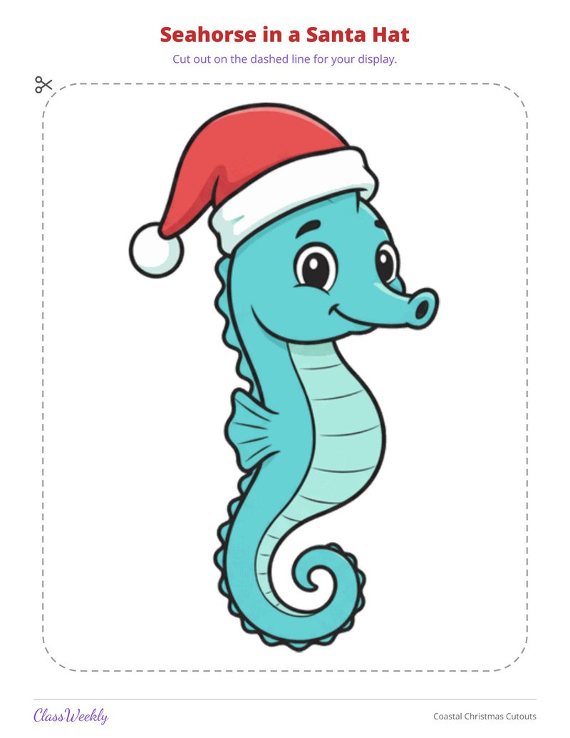 Coastal Christmas Cutouts - Page 3