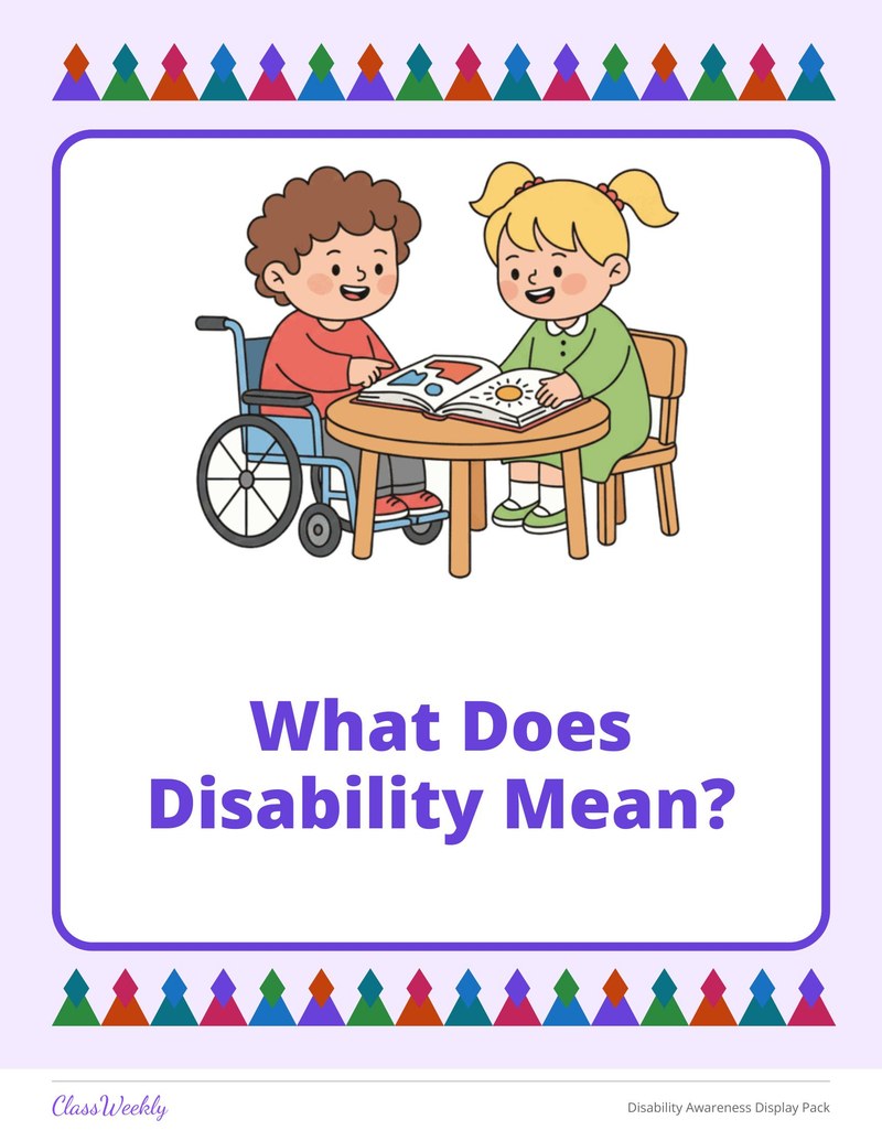 Disability Awareness Display Pack - Page 2