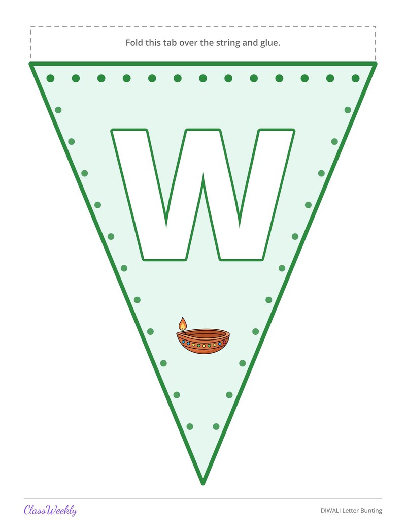 DIWALI Letter Bunting
