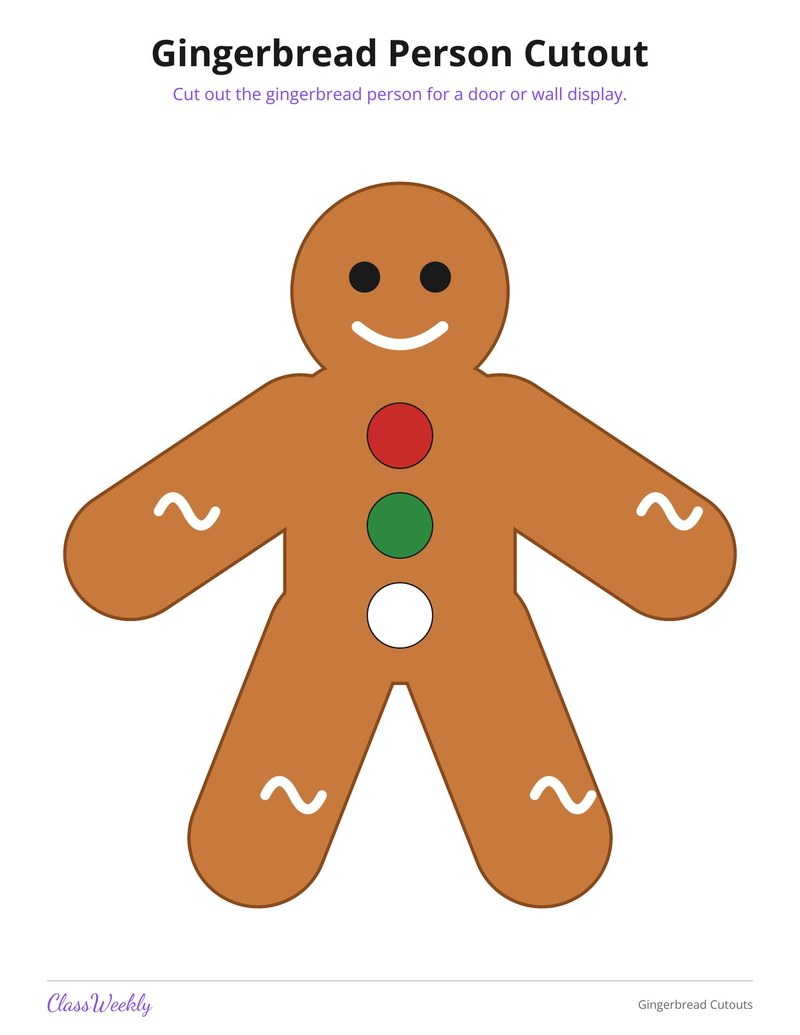Gingerbread Cutouts - Page 1
