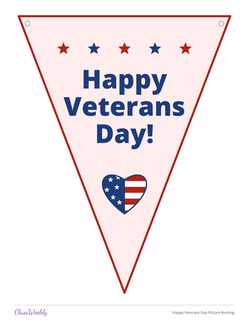 Happy Veterans Day Picture Bunting - Page 2