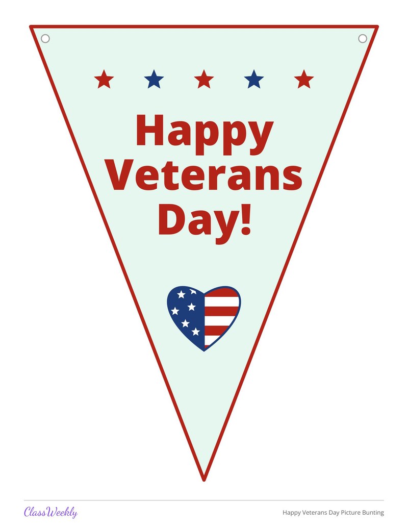 Happy Veterans Day Picture Bunting - Page 4