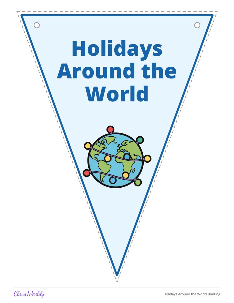 Holidays Around the World Bunting - Page 2