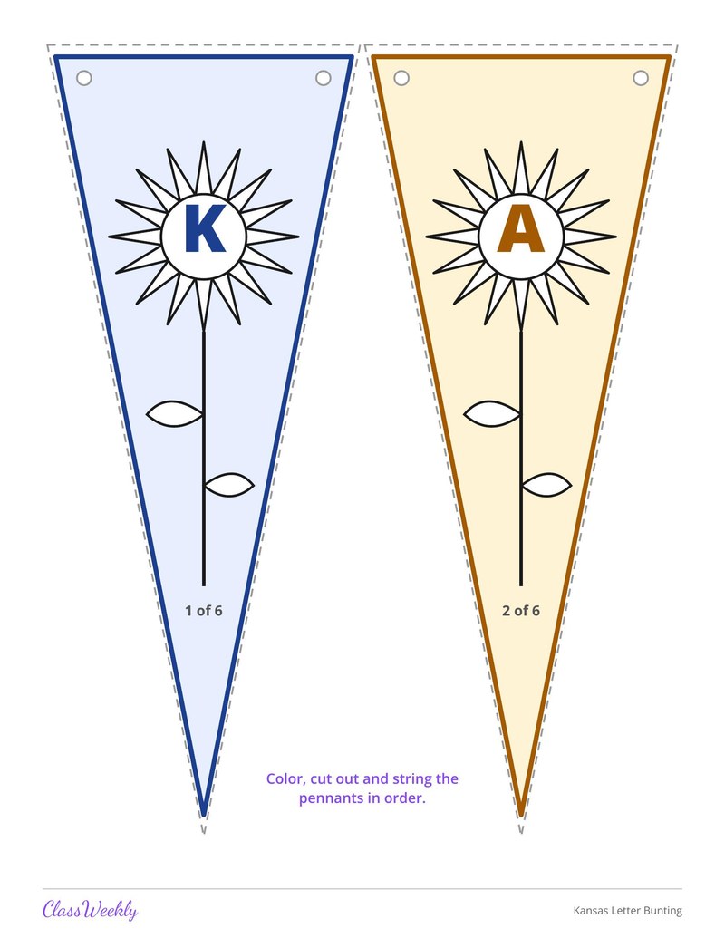 Kansas Letter Bunting - Page 2
