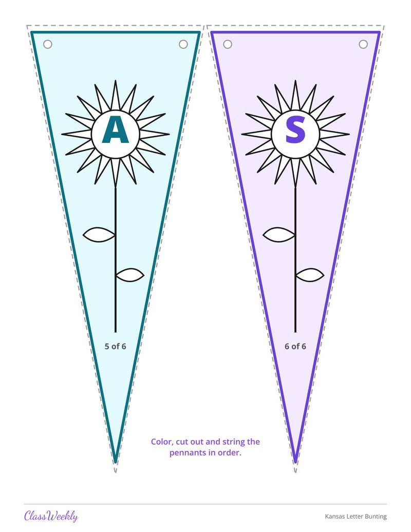 Kansas Letter Bunting - Page 4