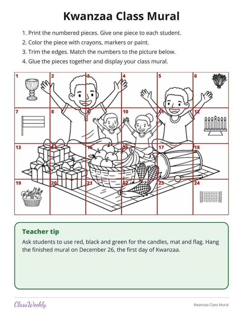 Kwanzaa Class Mural - Page 2