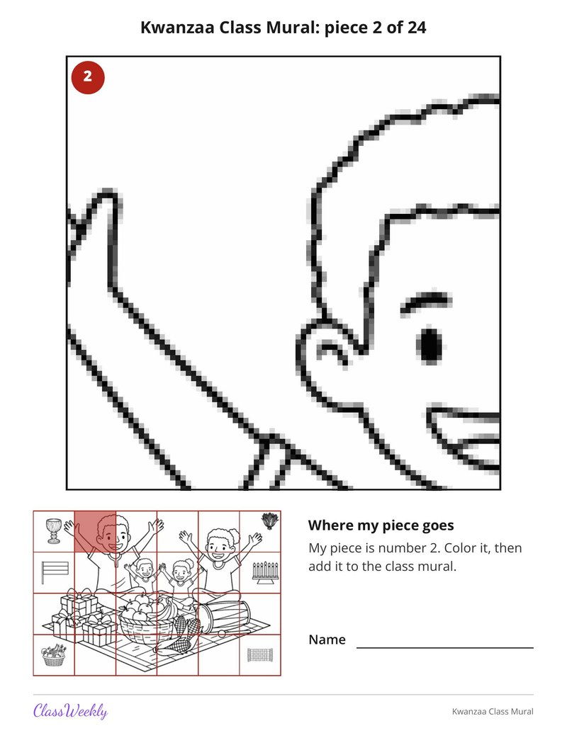 Kwanzaa Class Mural - Page 4