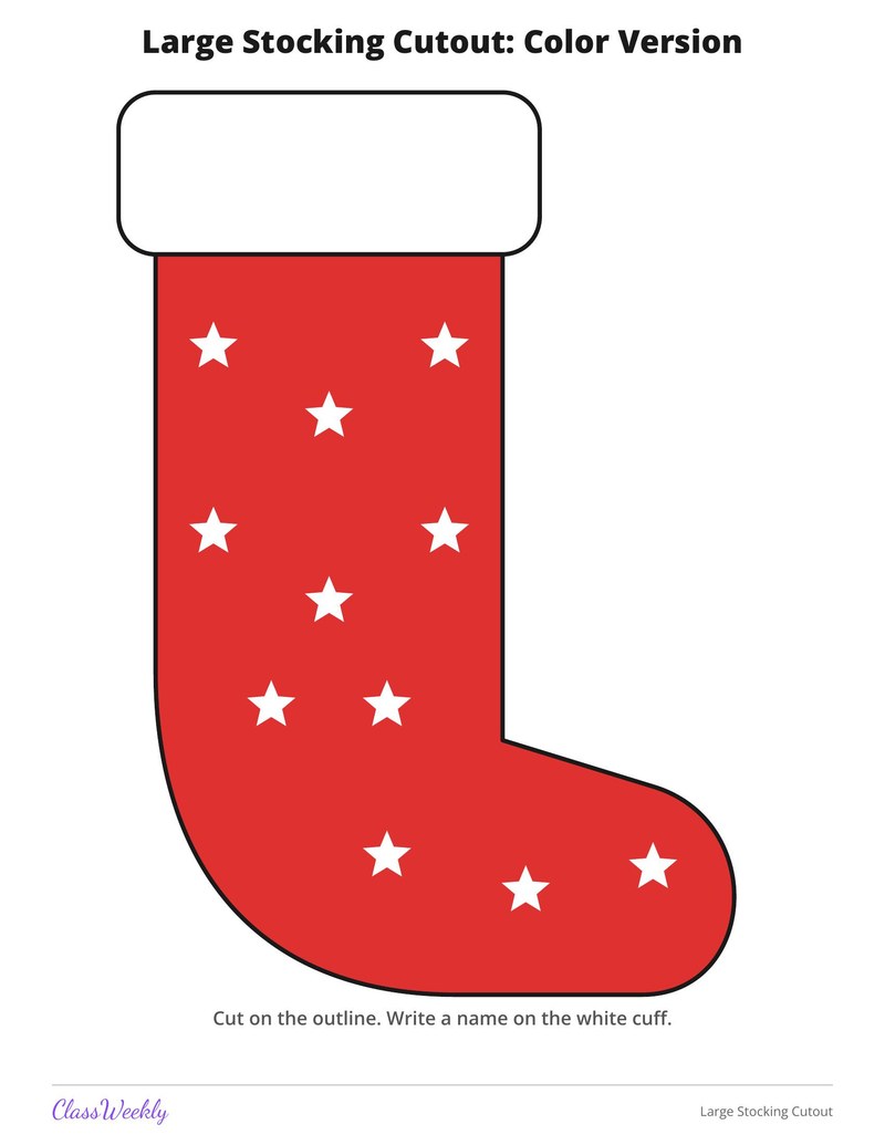 Large Stocking Cutout - Page 2