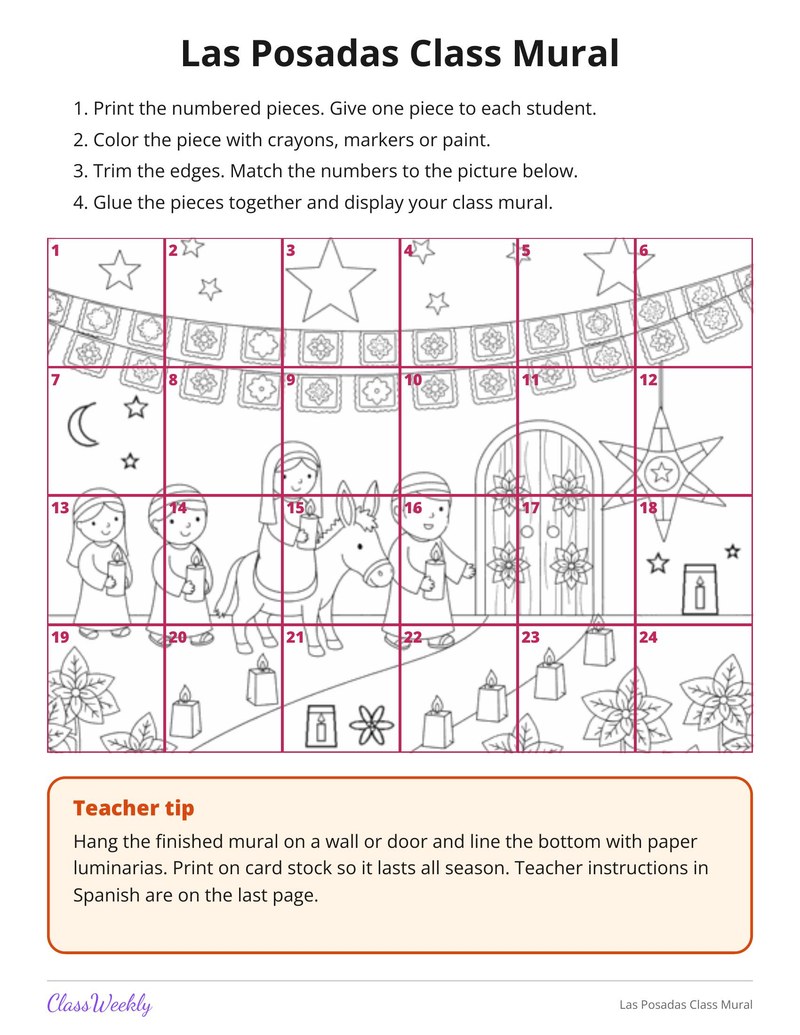 Las Posadas Class Mural - Page 2