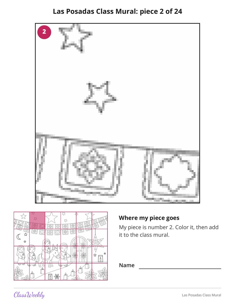 Las Posadas Class Mural - Page 4