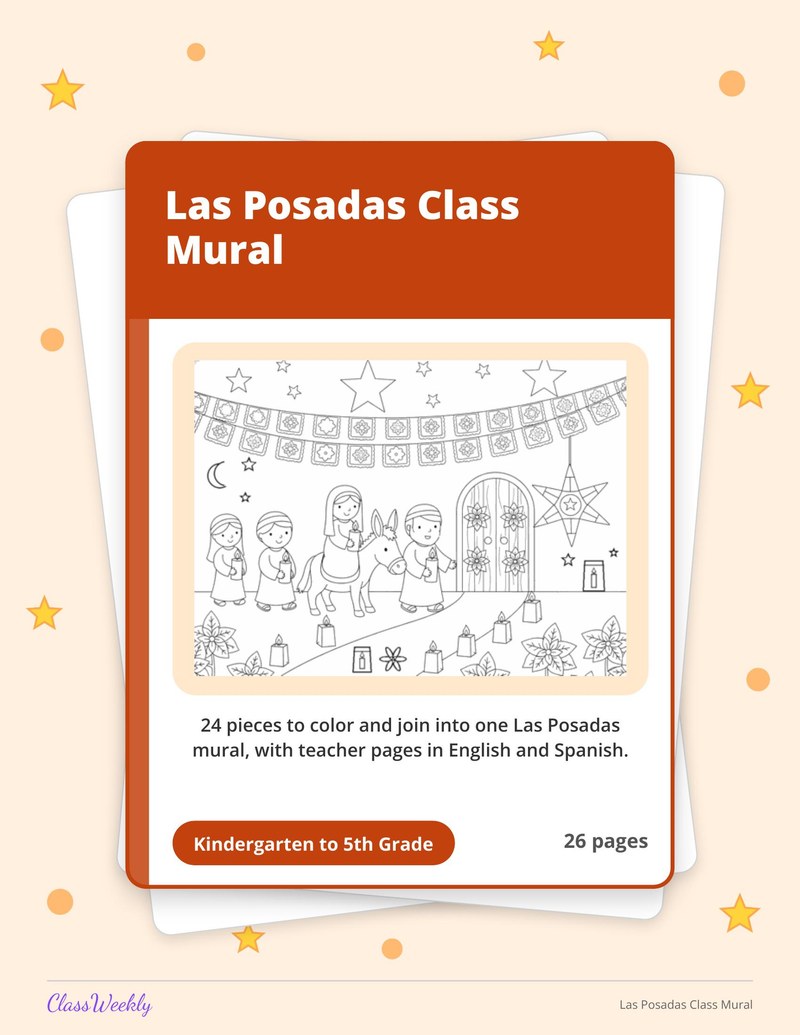 Las Posadas Class Mural - Page 1