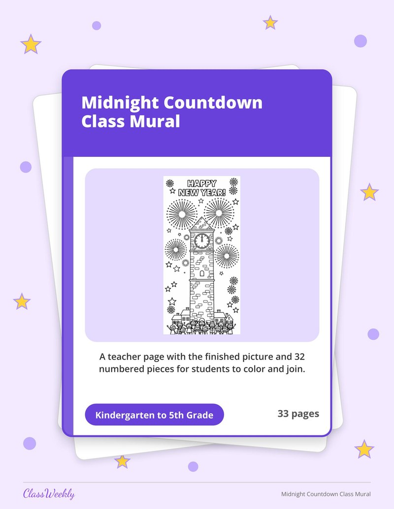 Midnight Countdown Class Mural - Page 1