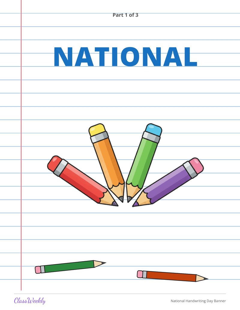 National Handwriting Day Banner - Page 2