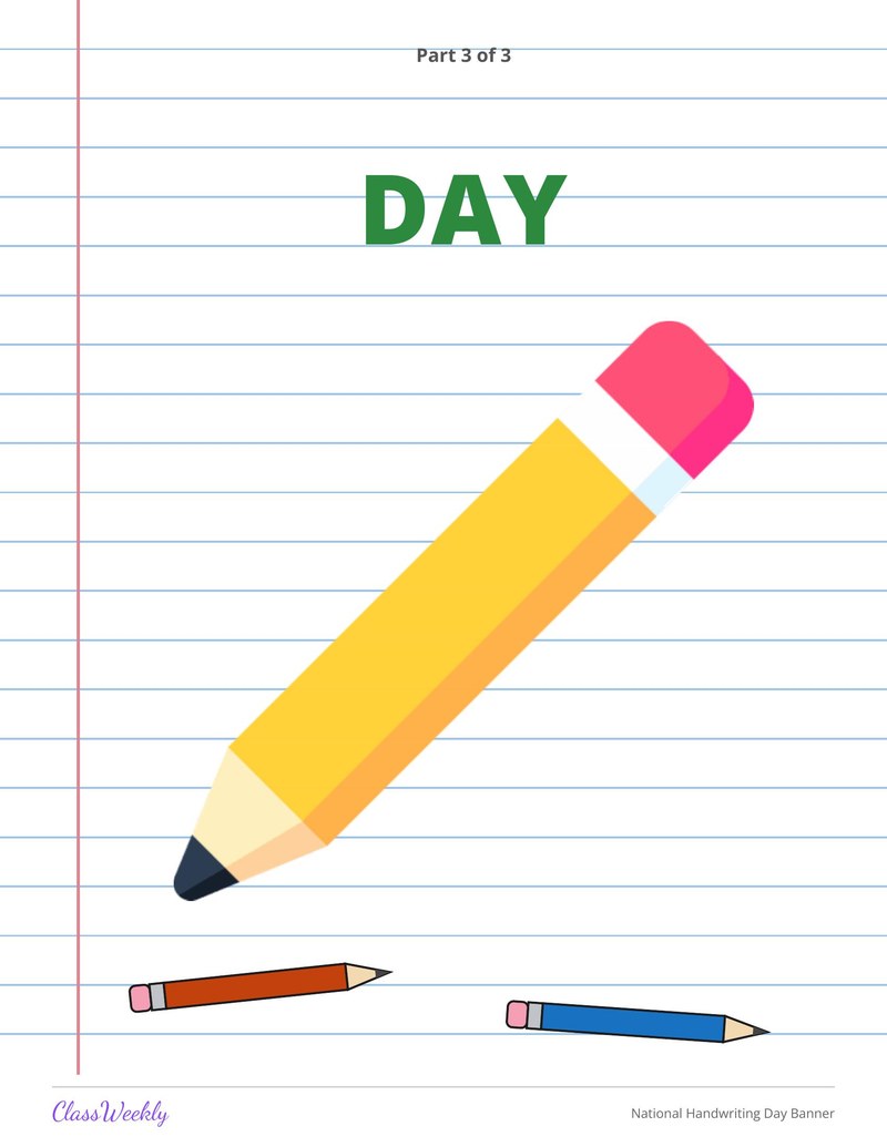 National Handwriting Day Banner - Page 4