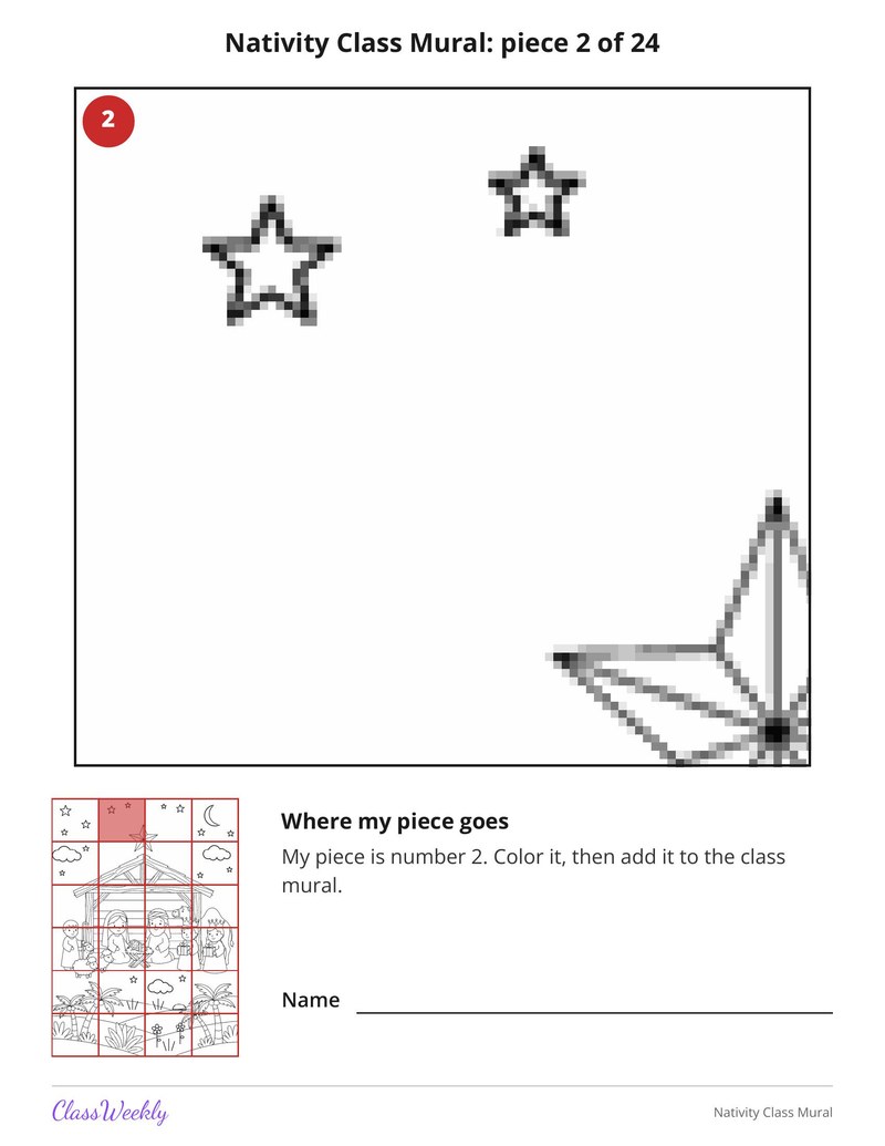 Nativity Class Mural - Page 4