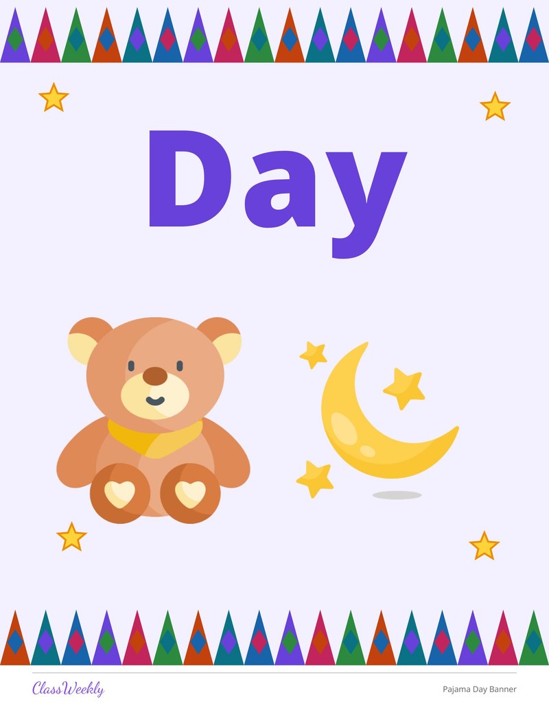 Pajama Day Banner - Page 3