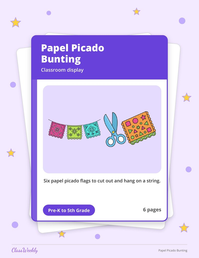 Papel Picado Bunting - Page 1