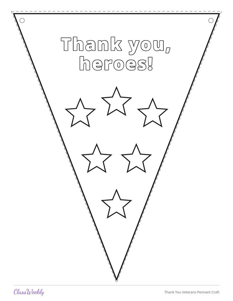 Thank You Veterans Pennant Craft - Page 3