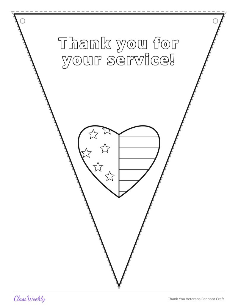 Thank You Veterans Pennant Craft - Page 4