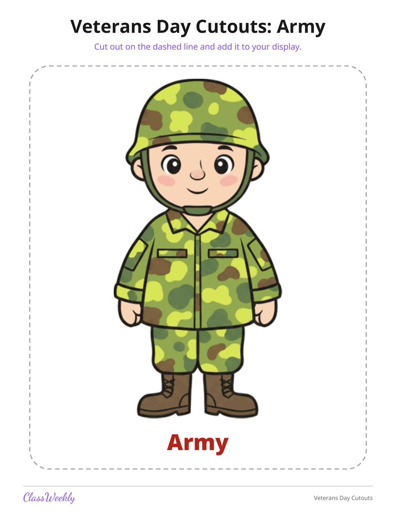 Veterans Day Cutouts