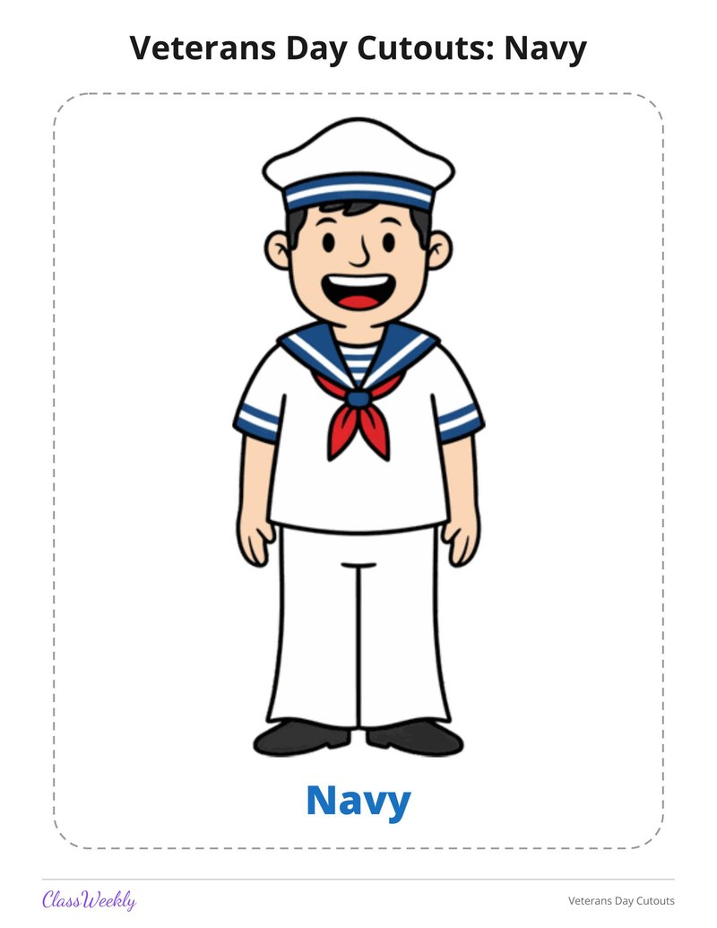 Veterans Day Cutouts
