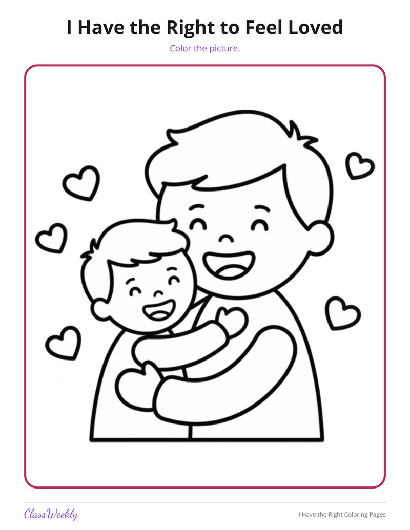I Have the Right Coloring Pages - Page 2