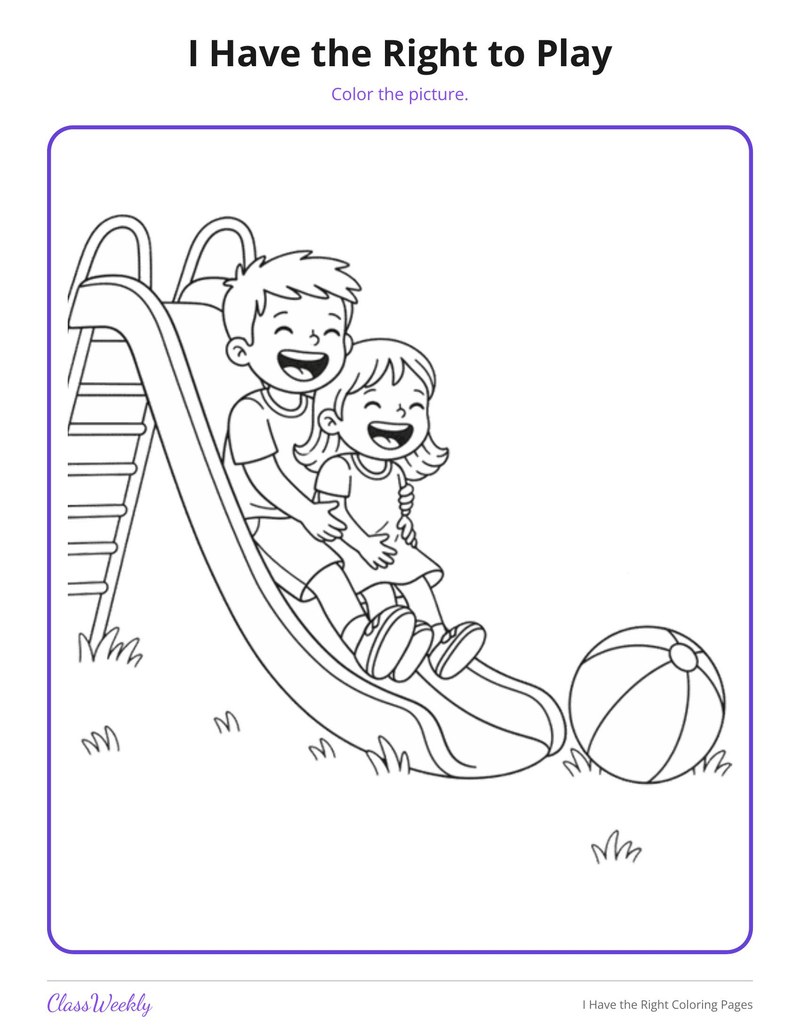 I Have the Right Coloring Pages - Page 4