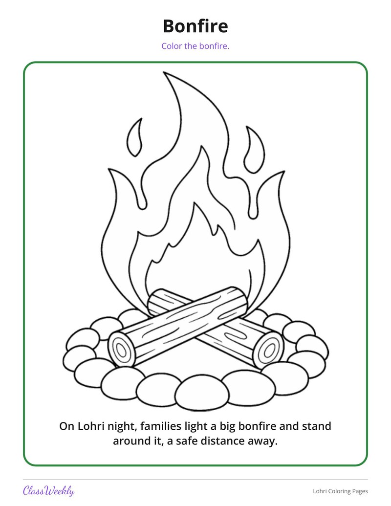 Lohri Coloring Pages - Page 3