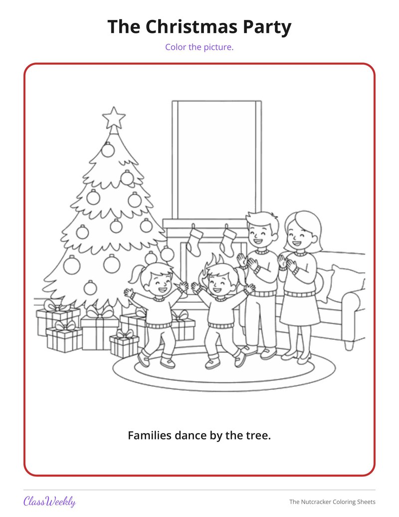 The Nutcracker Coloring Sheets - Page 4
